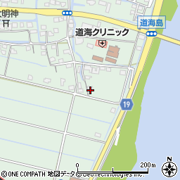 福岡県大川市道海島688周辺の地図