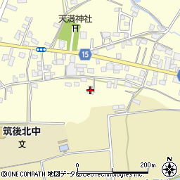 福岡県筑後市蔵数685周辺の地図