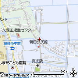 佐賀県佐賀市久保田町大字新田1051-1周辺の地図