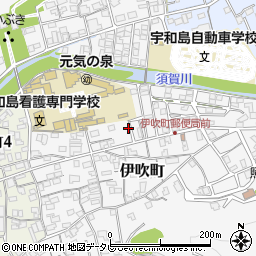 愛媛県宇和島市伊吹町523周辺の地図