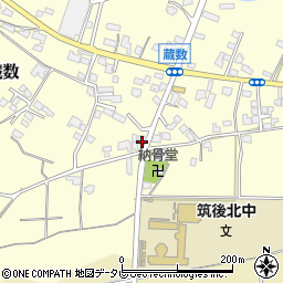 福岡県筑後市蔵数947-5周辺の地図
