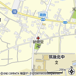 福岡県筑後市蔵数947-3周辺の地図