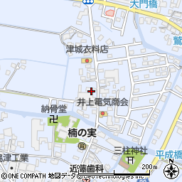 福岡県筑後市西牟田1896周辺の地図