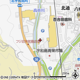 にのみや整体院・北宇和島店周辺の地図