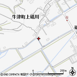 佐賀県小城市牛津町上砥川1479周辺の地図