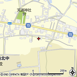 福岡県筑後市蔵数682-4周辺の地図