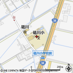 佐賀県小城市牛津町上砥川1405周辺の地図