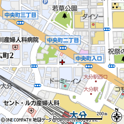 大分県信用組合大分駅前支店周辺の地図