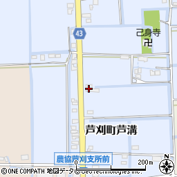佐賀県小城市芦刈町芦溝961周辺の地図