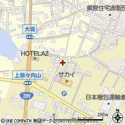福岡県筑後市熊野57-5周辺の地図