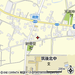 福岡県筑後市蔵数952周辺の地図