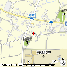 福岡県筑後市蔵数952周辺の地図