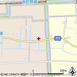 福岡県三潴郡大木町前牟田2030周辺の地図