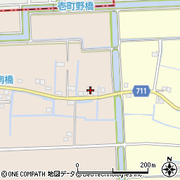 福岡県三潴郡大木町前牟田72周辺の地図