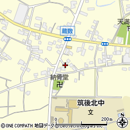 福岡県筑後市蔵数953-2周辺の地図