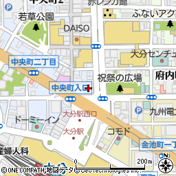 大分シーイーシー株式会社大分事業所周辺の地図