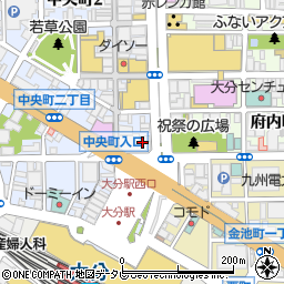 株式会社アソウ・ヒューマニーセンター　大分オフィス周辺の地図