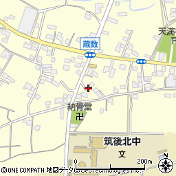 福岡県筑後市蔵数953周辺の地図