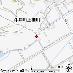 佐賀県小城市牛津町上砥川2071周辺の地図