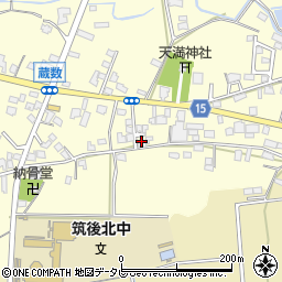 福岡県筑後市蔵数1044周辺の地図