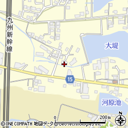 福岡県筑後市蔵数269周辺の地図