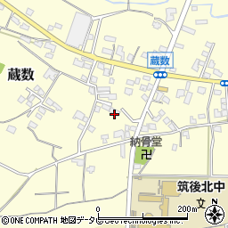 福岡県筑後市蔵数959周辺の地図