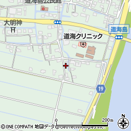 福岡県大川市道海島791周辺の地図