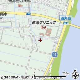 福岡県大川市道海島666周辺の地図