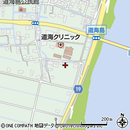 福岡県大川市道海島668周辺の地図