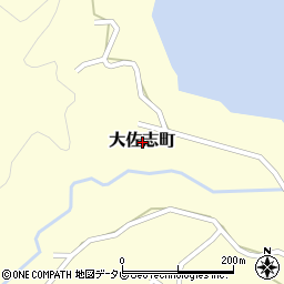 長崎県平戸市大佐志町周辺の地図