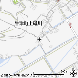佐賀県小城市牛津町上砥川2072周辺の地図