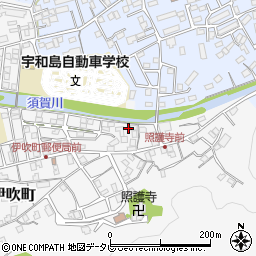 愛媛県宇和島市伊吹町372周辺の地図