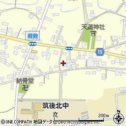 福岡県筑後市蔵数1045周辺の地図