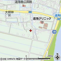福岡県大川市道海島769周辺の地図