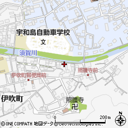 愛媛県宇和島市伊吹町394周辺の地図