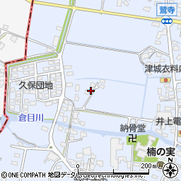 福岡県筑後市西牟田1953周辺の地図