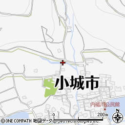 佐賀県小城市牛津町上砥川3806周辺の地図