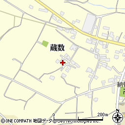 福岡県筑後市蔵数907-7周辺の地図