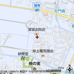 福岡県筑後市西牟田1885周辺の地図