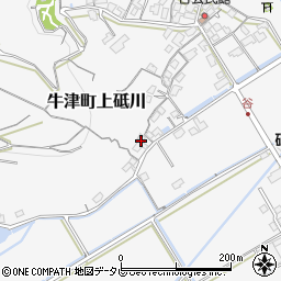 佐賀県小城市牛津町上砥川2074周辺の地図