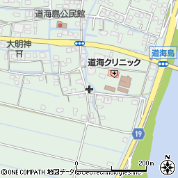 福岡県大川市道海島759周辺の地図