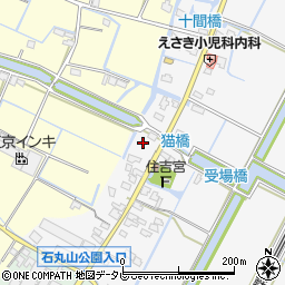 福岡県三潴郡大木町福土190周辺の地図