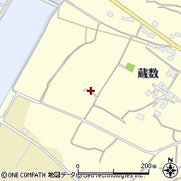 福岡県筑後市蔵数872-1周辺の地図