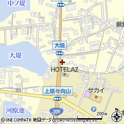 福岡県筑後市蔵数614周辺の地図