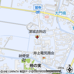 津城衣料店周辺の地図
