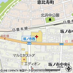 スーパーセンタートライアル坂ノ市店周辺の地図