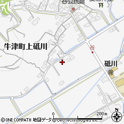 佐賀県小城市牛津町上砥川1472周辺の地図