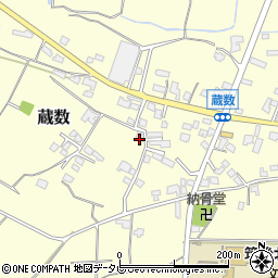 福岡県筑後市蔵数965周辺の地図