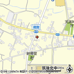 福岡県筑後市蔵数1027周辺の地図