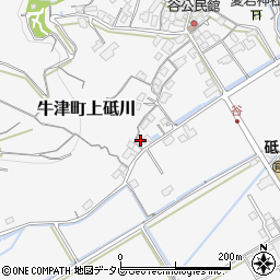 佐賀県小城市牛津町上砥川1466周辺の地図